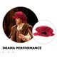 thumbnail image 3 of IDEANATEGRATE Boina Medieval Para Eventos Renacentistas En Poliéster Y Plegable Color Oscuro, 3 of 8