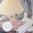 thumbnail image 3 of Halloween Spider Web Decoration 1076 Sqft Stretchable Halloween Cobwebs with 2 Fake Spiders for Indoor/Outdoor (White), 3 of 6