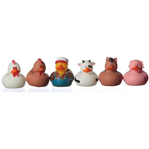 farm animal rubber ducks