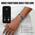 thumbnail image 3 of Long Distance Touch Bracelets For Couples, Vibration Light Up For Love Couples Bracelets | Long Distance Relationship Gifts For Girlfriend BluetoothNe, 3 of 5