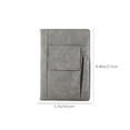 thumbnail image 3 of Czzoypi A5 Thick Notebook Clearance (Gray), A5 Thick Notebook Heavy-Duty Note Pad A5 Notepad Writing Book Thick-Page Diary A5 Office Notebook, 3 of 7