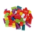 thumbnail image 1 of 60 figuras geométricas de madera, juguetes educativos para niños, geometría, materiales manipulativos para aula, formas 3D para preescolar, jardín, 1 of 9