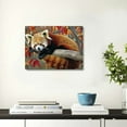 thumbnail image 4 of JRXY Baby Red Panda Cute Wild Animals Poster Picture Print Canvas Wall Art Bedroom Office Room Living Room Decor Gift  20x16inch, 4 of 6