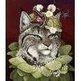 thumbnail image 2 of Schmitz, Carolyn 26x30 Black Ornate Wood Framed with Double Matting Museum Art Print Titled - Forest Ruff, 2 of 4