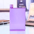 thumbnail image 4 of A6 Paper Cup Botlte Flat Water Bottle Portable Drinks Notebook Bottle (Purple), 4 of 6