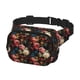 thumbnail image 2 of Balery Rose Flowers Mochila Cinturón para Mujeres y Hombres, Bolsa de Cintura Impermeable de Doble Capa con Correa, 2 of 9