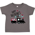 thumbnail image 3 of Inktastic Happy Valentine's Day Train Boys or Girls Toddler T-Shirt, 3 of 5