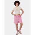 thumbnail image 2 of No Boundaries Long Fleece Bermuda Shorts, Women's, 2 of 5