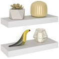 thumbnail image 6 of Ballucci 16" Floating Shelves for Wall, 2-Pack with Invisible Brackets, 6" Deep, White, 6 of 9