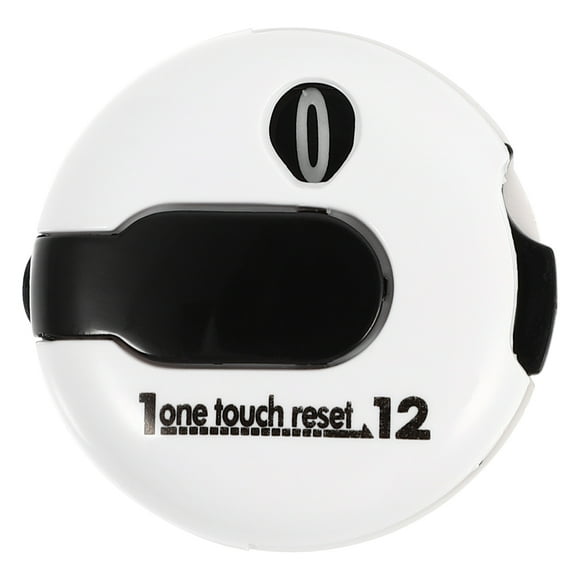 CIMAXIC Mini Score Counter with Hat Clip Portable Sports Scoring Device (White),1.18"X1.18"X0.2"
