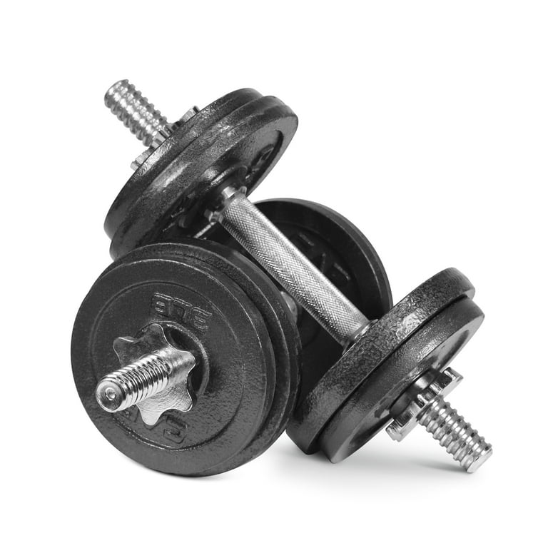 Rubber Plates Dumbells Body Maxx Home Gym Set 30kg WF Athletic