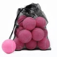 thumbnail image 1 of Pelotas de Tenis Magicorange Rosa Paquete de 12 para Entrenamiento Avanzado con Bolsa de Malla, 1 of 9