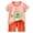 Light Pink, variant on Summer Outfits for Toddler Boys Cartoon Printed Short Sleeved Tops and Shorts 2Pc Children's Sets Size 18-24 Months ,Yellow