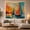 Painted Sailboats, variant on Impressionist Sailboats at Sunset Over Tranquil Sea, Serene Painterly Scene for Beach Lovers, Coastal Wall Art, Housewarming Gift Tapestry Wall Hanging for Bedroom, Living Room and Dorm