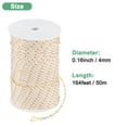 thumbnail image 3 of Uxcell Recoil Starter Rope Pull Cord 4mm 50m Nylon Pull Cord for Chainsaw White Red Yellow, 3 of 7