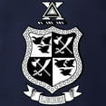thumbnail image 3 of CafePress - Delta Chi Black And White Coat Of Arms Long Sleeve T Shirt - Mens Hooded Shirt, 3 of 3