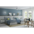 thumbnail image 7 of Progress Lighting Alexa Collection 3-Light Foyer Pendant, Brushed Nickel, White Linen Glass Shade, 7 of 7