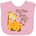 thumbnail image 3 of Inktastic My Mimi Loves Me Boys or Girls Baby Bib, 3 of 4