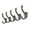 🍒 Gray_Hot#6123, variant on Wall Hooks Set, Heavy Duty Coat and Towel Hooks for Bathroom, Kitchen and Entryway Storage, No Drill, 5 Pack