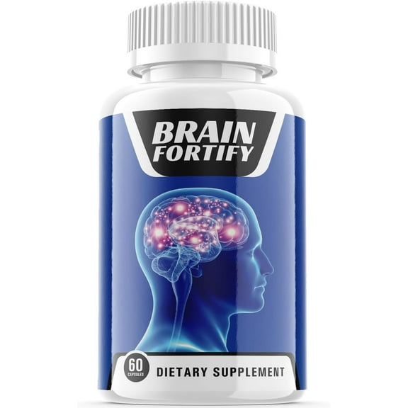 (1 Pack) Brain Fortify - Brain Boost Supplement - Dietary Supplement for Focus, Memory, Clarity, Cognitive - Advanced Nootropic Support Formula for Maximum Strength - 60 Capsules