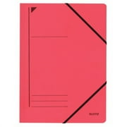 leitz elasticated folder a4capacity 300sheets primary box, red