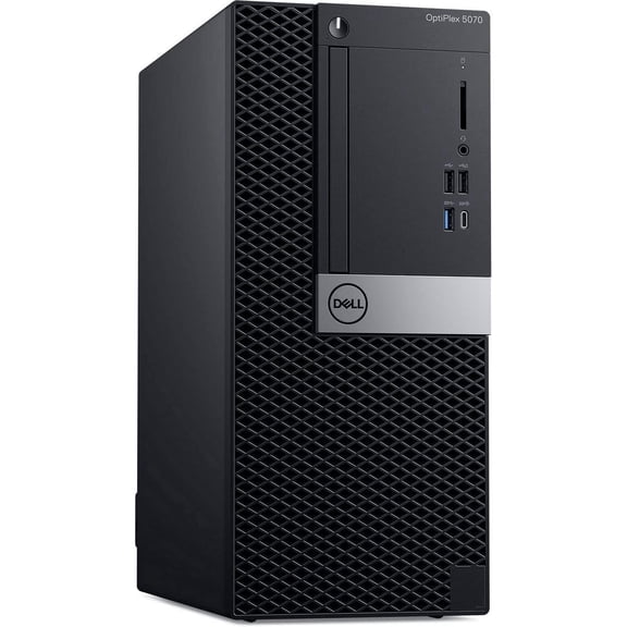 Restored Dell Optiplex 5070 Tower Desktop Computer | Intel i5-8500 (3.2) | 8GB DDR4 RAM | 500GB HDD Hard Disk Drive | Windows 10 Professional | Home or Office PC