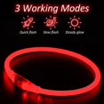 thumbnail image 3 of Led Dog Collar - Usb Rechargeable Light Up Dog Collar Glow In The Dark Led Luminous Collar, 3 of 5