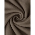 thumbnail image 5 of INSPIRE CHIC Women's Maternity Babydoll Top Short Sleeves Pleated Waist Pregnancy Tee Shirt Oversized Peplum Casual Loose Blouse 2XL Coffee, 5 of 6