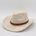 thumbnail image 4 of OJSFQUFP Cowboy Hat for Women and Men with Shapeable Wide Brim Cattleman Western Hats for Cowboys And, 4 of 4