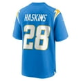 thumbnail image 3 of Men's Nike Hassan Haskins  Powder Blue Los Angeles Chargers Team Game Jersey, 3 of 6