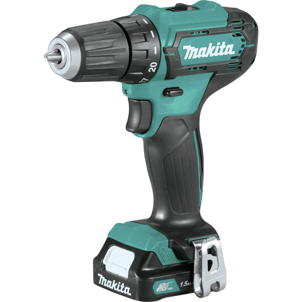 Makita FD09R1-R 12V MAX CXT Lithium-Ion 3/8 in. Cordless Drill Driver Kit with 2 Batteries (2 Ah) (Refurbished)