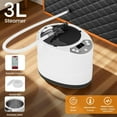 thumbnail image 3 of MOPHOTO 71''x35.4''x35.4''Infrared Sauna for Home,Upgraded Steam Sauna Box with 3L&1200W Steamer,144 LEDs,Folding Chair for Relaxation Spa Home Sauna,9 Levels Heating, 3 of 9