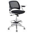 thumbnail image 1 of Safco Mesh Chaise de Bureau Longue en Noir, 1 of 1