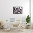 thumbnail image 2 of Stupell Industries Grey and Purple Abstract Geode , 24 x 30,Design by Laura Van Horne, 2 of 2