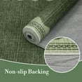 thumbnail image 6 of FairOnly 5'x7'Modern Solid Color Machine Washable Area Rug for Bedroom Non Slip Soft Stain Resistant Low Pile Rugs for Living Room Kitchen,Dark Green, 6 of 6