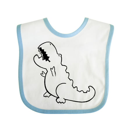 

Inktastic Pocket Dino Baby Tyrannosaurus Gift Baby Boy or Baby Girl Bib