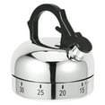 thumbnail image 3 of Shisuyan Vintage Kitchen Timer Silver For Adults 1Set 2.6x2.4x2.3in, 3 of 8