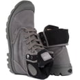 thumbnail image 4 of Palladium Baggy Men's Lace Up Canvas Ankle Boot With Foldable Collar In Grey Size 8.5, 4 of 6