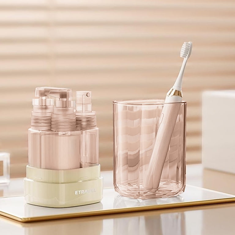 4 Pack Travel Bottles Leak Proof Refillable Dispenser Set for