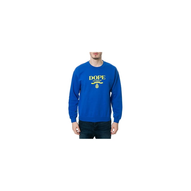 DOPE Chandail en Molleton Homme The Milan, Bleu, Petit