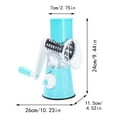Home Rotating Cheese Grater 3 to 1 Multi Functional Handheld
