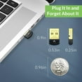 thumbnail image 6 of Avantree DG45 - USB Bluetooth 5.0 Adapter for PC, Bluetooth Dongle for Computer Desktop Laptop, Wireless Transfer for Bluetooth Headphones Speakers Keyboard Mouse Printers Windows 11/10/8.1/8, 6 of 7