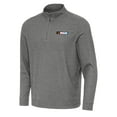thumbnail image 2 of Men's Antigua  Heather Black NASCAR 1976-2017 Logo Subtle Quarter-Zip Top, 2 of 3