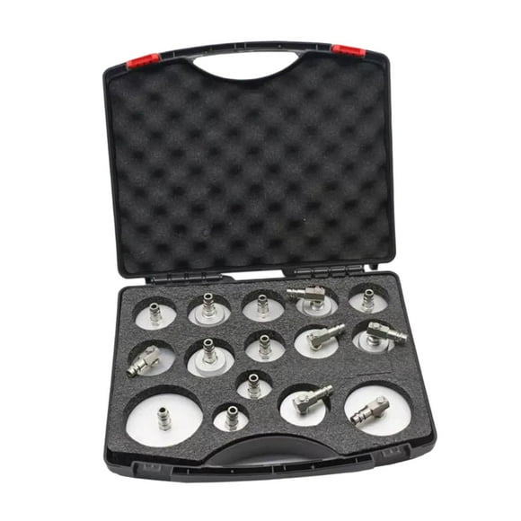 Adaptador de purga de líquido de frenos de coche, juego de adaptador de cilindro maestro, fácil de usar, resistente, fácil de transportar para