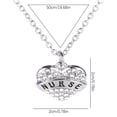 thumbnail image 5 of Carta Miembros de la familia Collar de corazón de diamante completo Accesorios de moda para mujer Wmkox8yi  sjalhkljlk1119, 5 of 5