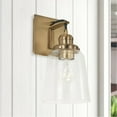 thumbnail image 2 of 1 Light Wall Sconce-Graphite/Aged Brass Finish Capital Lighting 3711Ga-135, 2 of 10