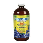 Nature's Life Acidophilus Pro-96 | Liquid Probiotic for Men, Women & Kids | Healthy Gut Support | No Dairy, Vegetarian | Blueberry Blast | 16 oz