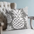 thumbnail image 4 of Pillow Covers 20x20 Set of 2, Sage Green Pineapple Throw Pillow Covers Decorative Couch Cushion Cover, Tropical Summer Botanical Fruits Microfiber Soft Square Pillowcases for Bedroom Living Room Sofa, 4 of 9