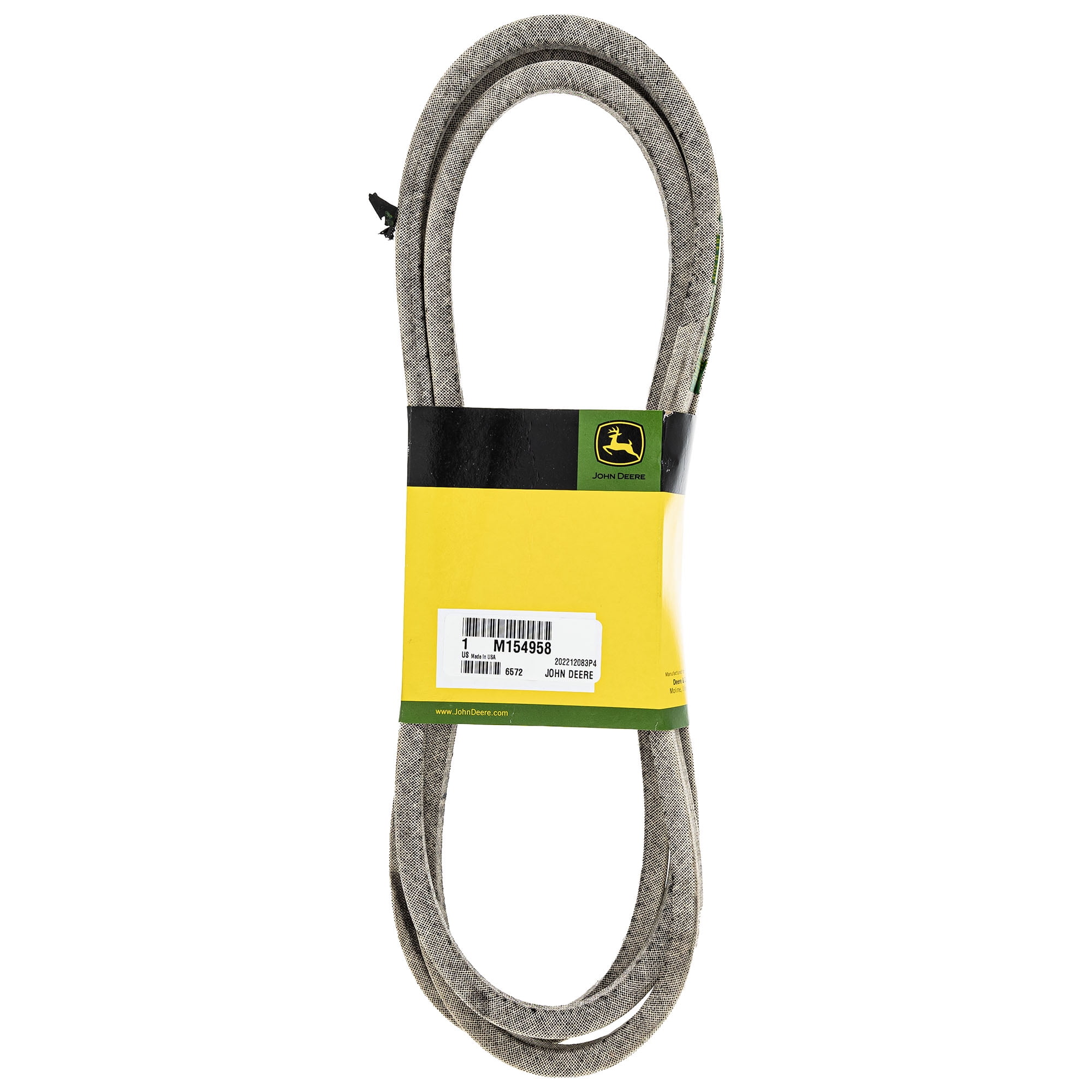 John Deere M154958 Secondary Deck Drive Belt 48" Deck 325 GT235 LX277 X300 X500