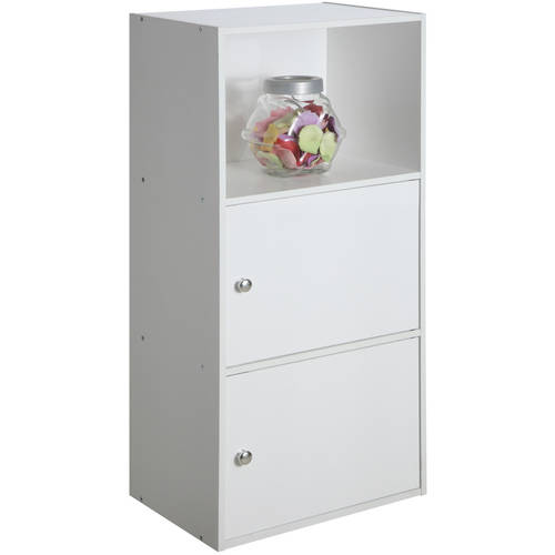Convenience Concepts Xtra Storage: Mobile Con 2 Ante E Ripiano - Colore Barnwood